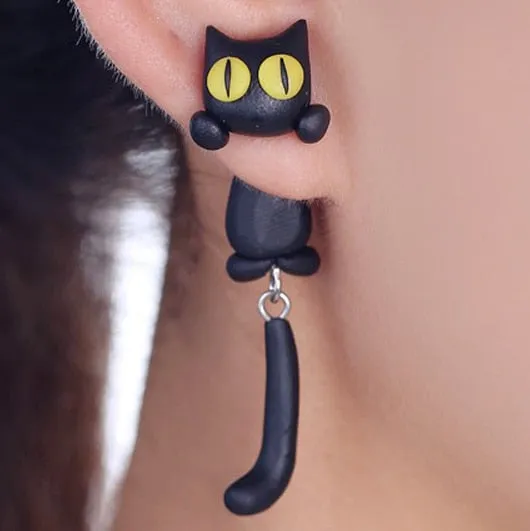 Playful Cat Earrings