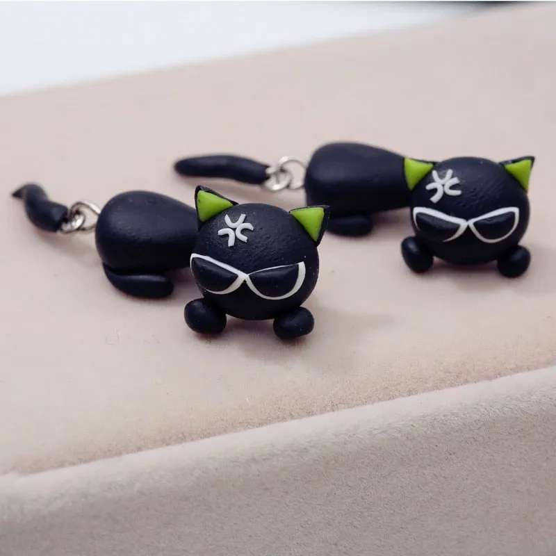Playful Cat Earrings