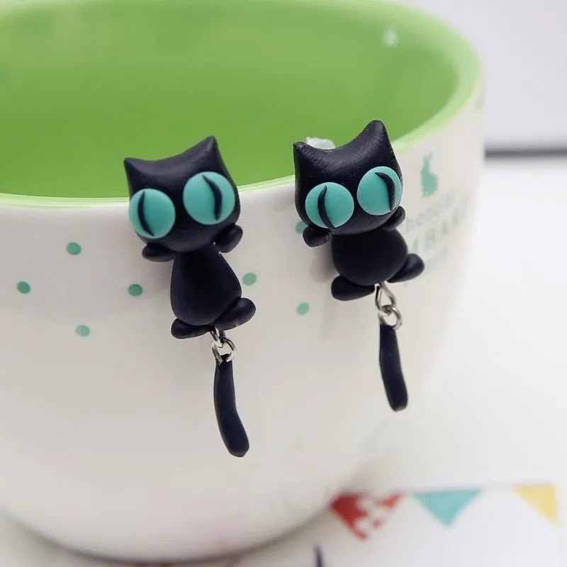 Playful Cat Earrings