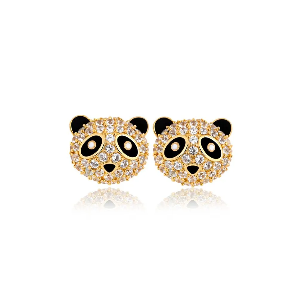 Playful Panda Earrings