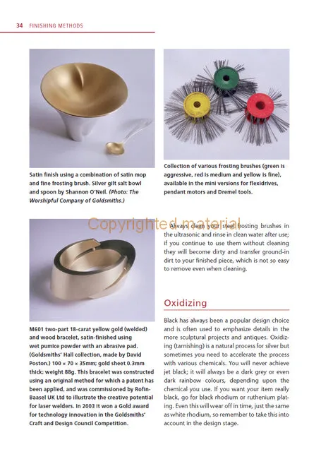 Polishing and Finishing for Jewellers and Silversmiths