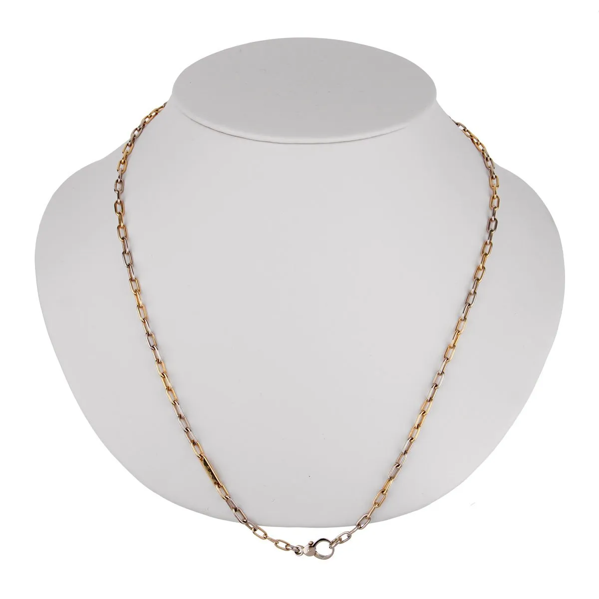 Pomellato Two Tone Chain Link Vintage Necklace
