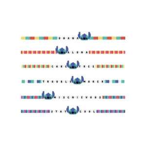 PREORDER Stitch Bracelets - 6 Pkt - COMING MAY