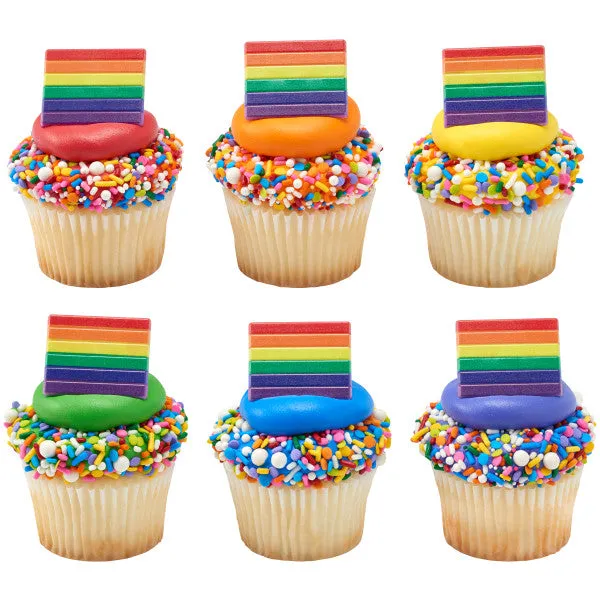 Pride Cupcake Rings
