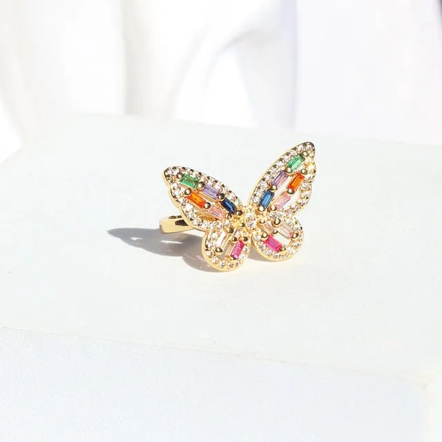 Rainbow Stacked Rings