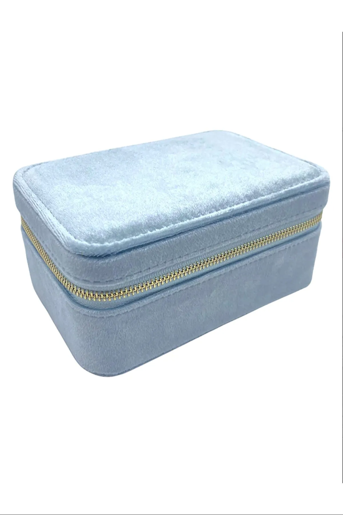 Rectangle Jewellery Case Blue