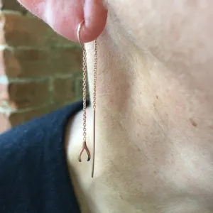 Reeves & Reeves Wishbone Drop Earrings