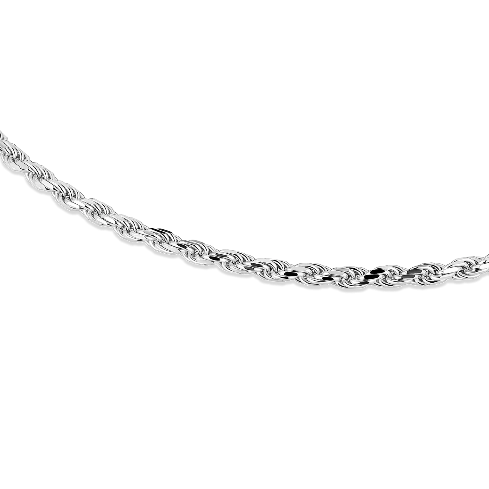 Rope Chain, Sterling Silver (2.3mm)