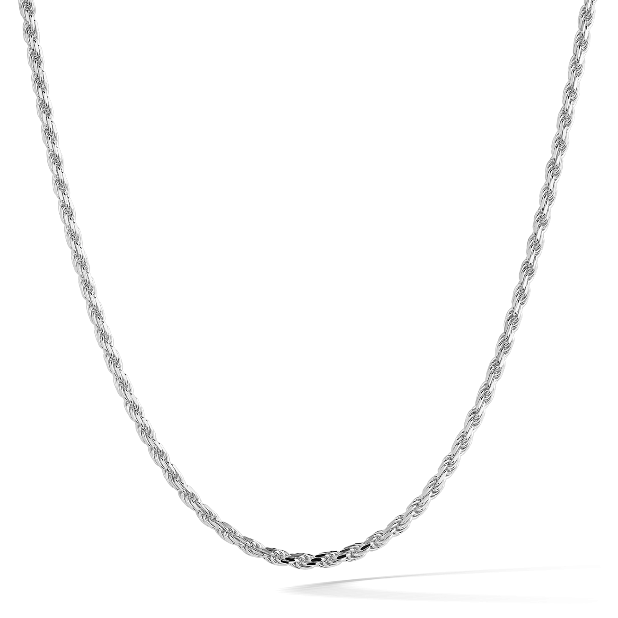 Rope Chain, Sterling Silver (2.3mm)