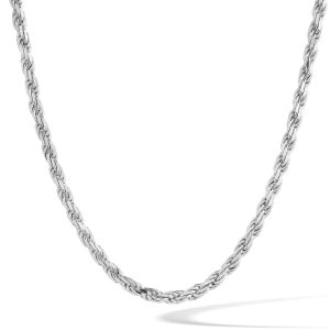 Rope Chain, Sterling Silver (3.5mm)