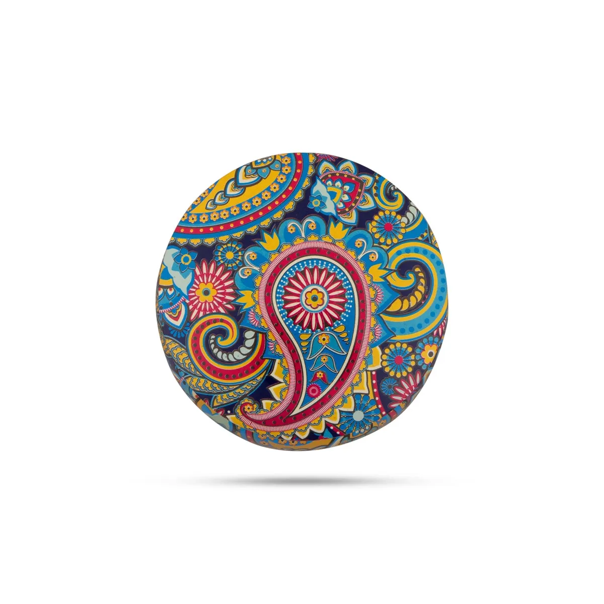 Round Tin Box - 2 x 3 Inches | Painted Gift Box/ Fancy Gift Box with Lid for Home