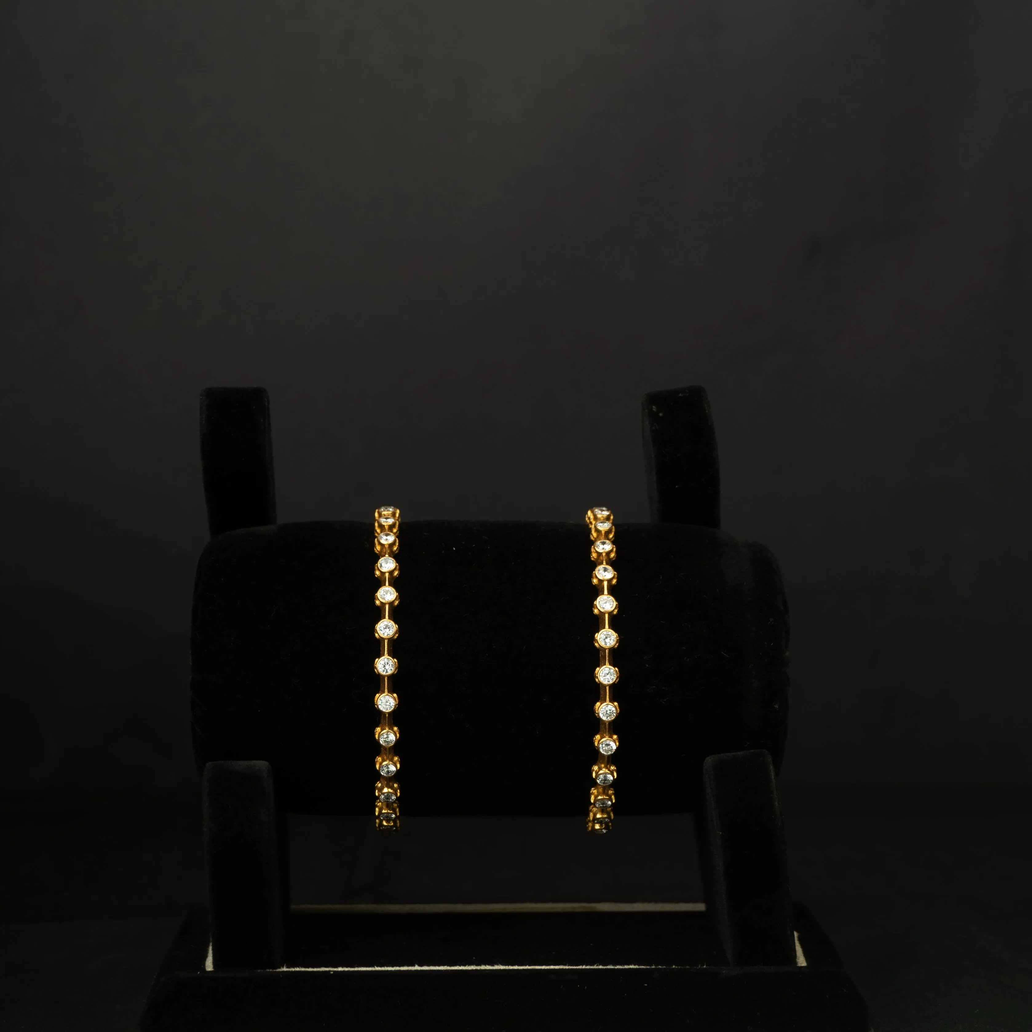 Saachi Gold-plated Silver Bangles