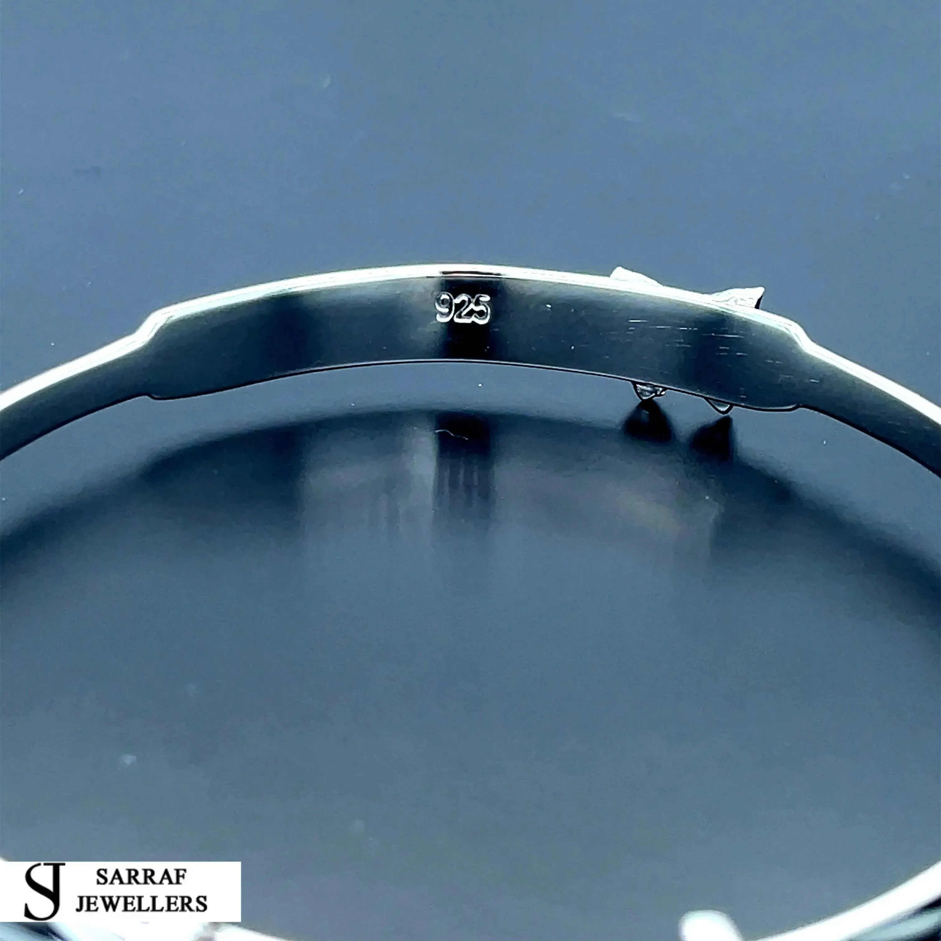 Silver Baby Butterfly Bangle Diamond Cut Simulated Diamond Expandable | Shop Online Sarraf Jeweller UK