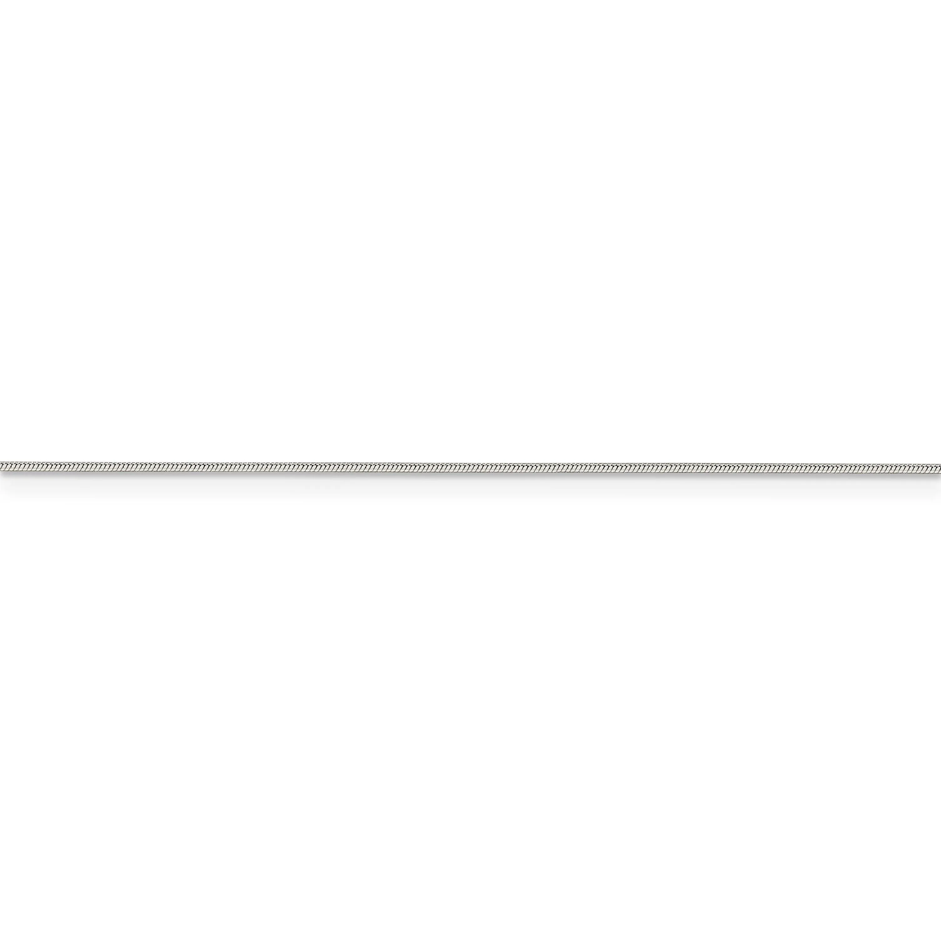 Silver Polish Solid 0.70-mm Round Snake Chain
