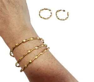 Spiral Earings & Bangles set