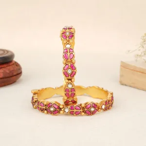 Swethika Kundan Pair Bangle