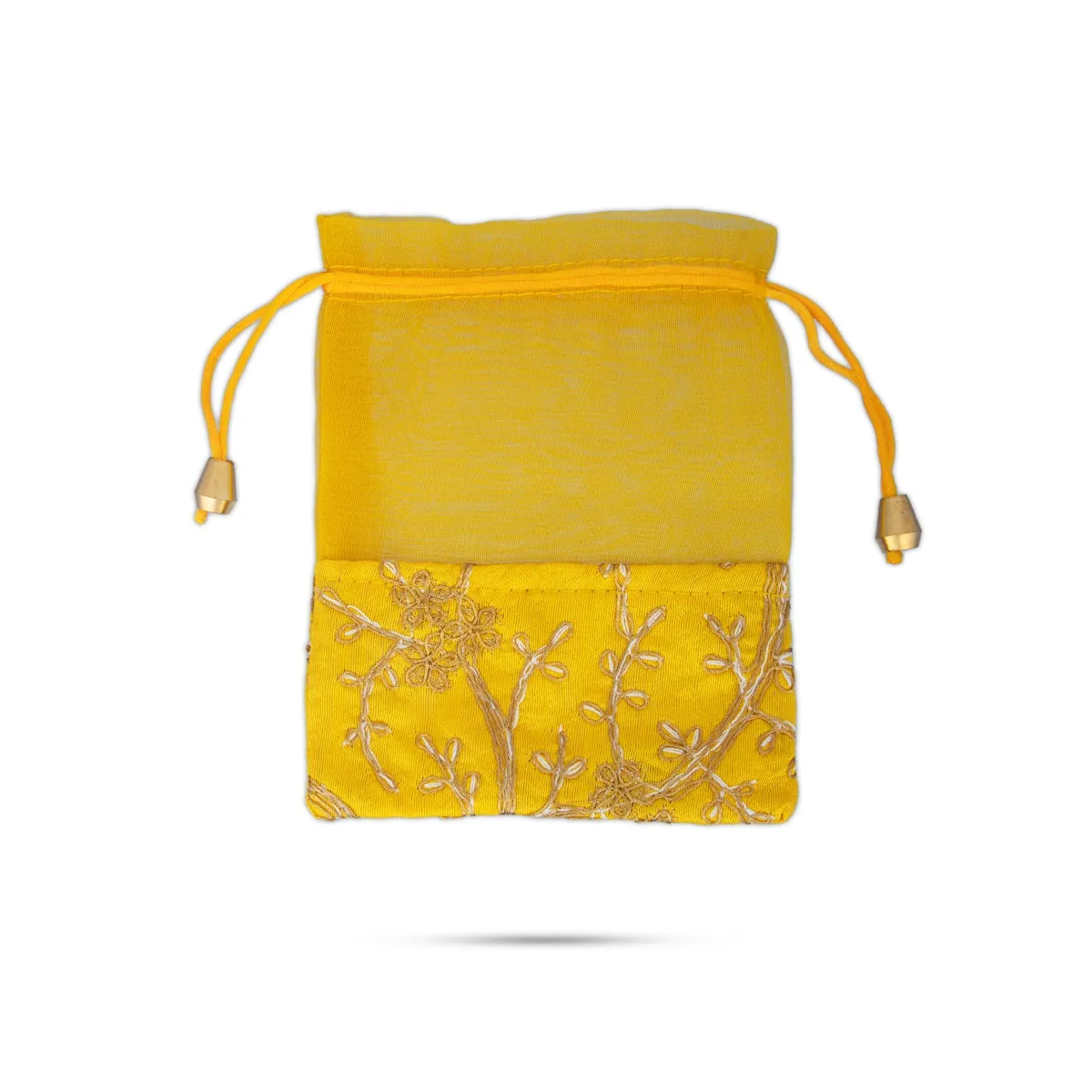 Thamboolam Bag Set - 7 x 5 Inches | 5 Pcs/ Embroidery Thambula Pai/ Tambula Bag for Wedding