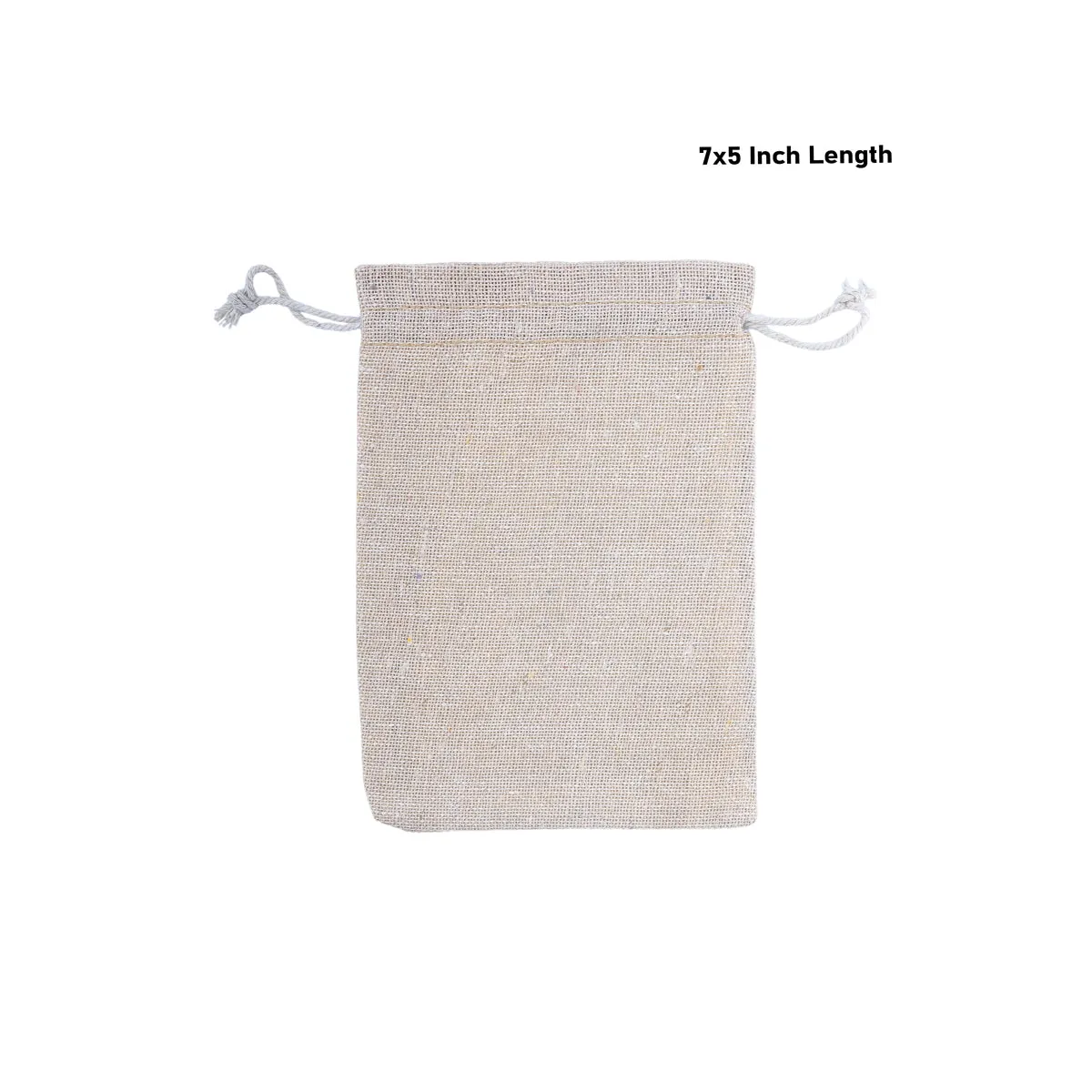 Thamboolam Bag Set - 7 x 5 Inches | 5 Pcs/ Potli Bag/ Cotton Jute Bag/ Tambula Bag for Wedding/ Assorted Colour