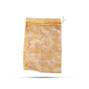 Thamboolam Bag Set - 9 x 6 Inches | 10 Pcs/ Potli Bag/ Tambula Bag for Wedding