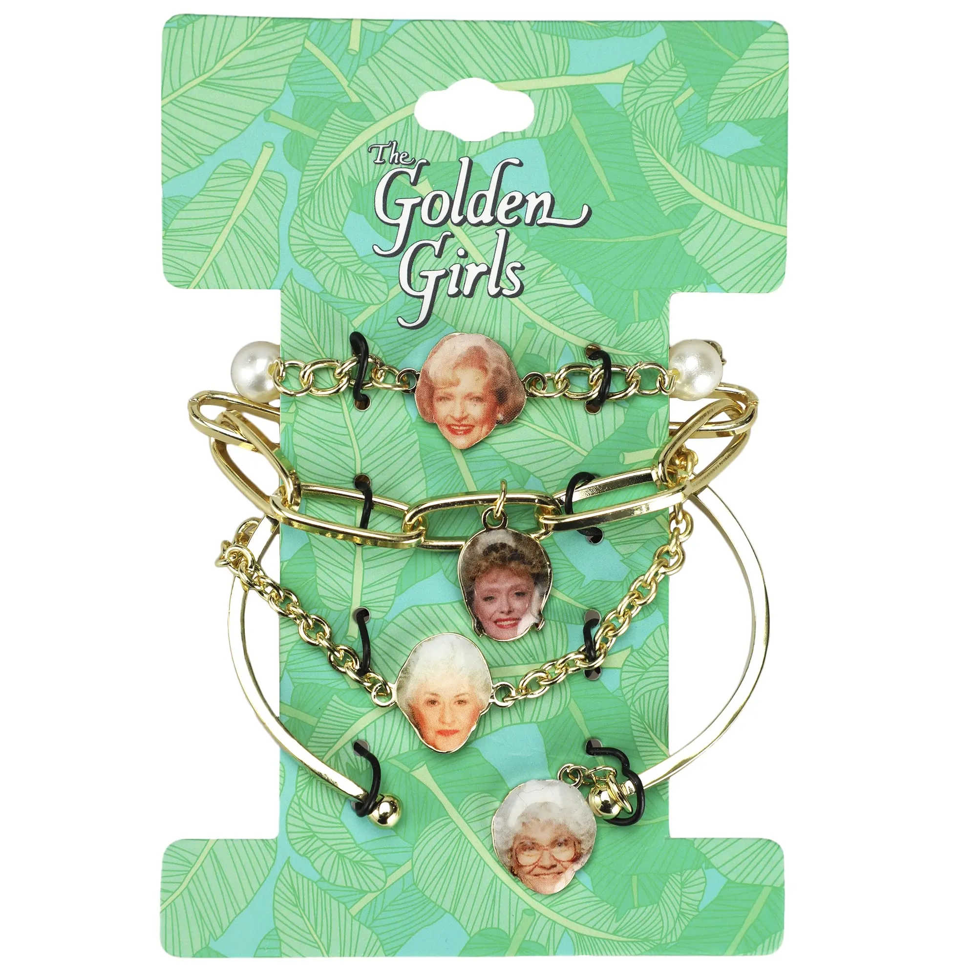 The Golden Girls Charm Bracelet Gift Set - Official 80s TV Show Jewelry