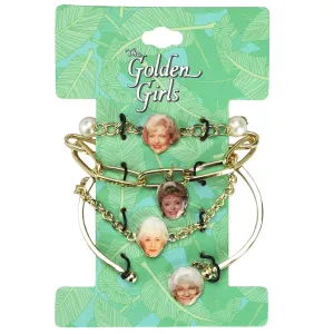 The Golden Girls Charm Bracelet Gift Set - Official 80s TV Show Jewelry