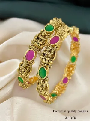 Traditional Temple Bangles  - SHJ1061