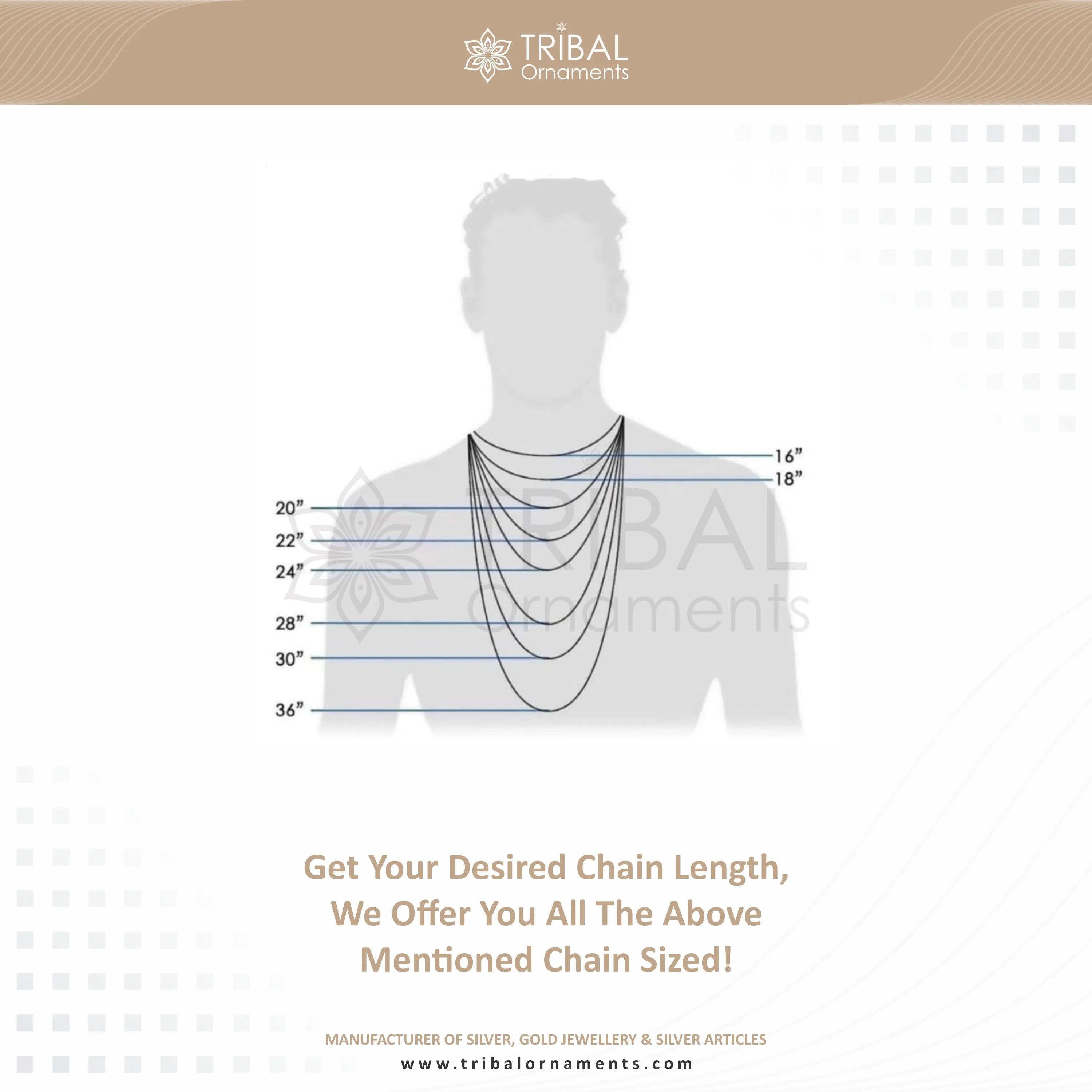 Trendy style Solid 925 sterling silver 19" TO 21" Rope chain 925 sterling silver handmade necklace chain, plain twisted silver chain ch572