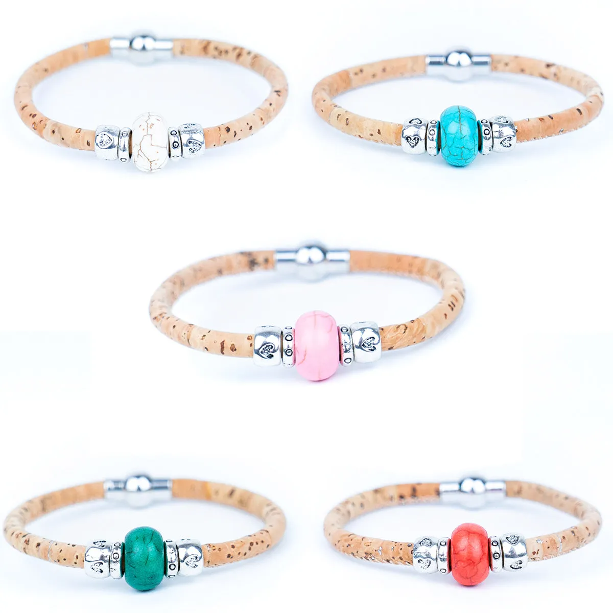Women's Marble Bead handmade Original jewelry BR-086-MIX-5（new）