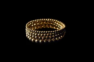 x Fine Jewelry - 14KG Yellow Gold Beads Bracelet