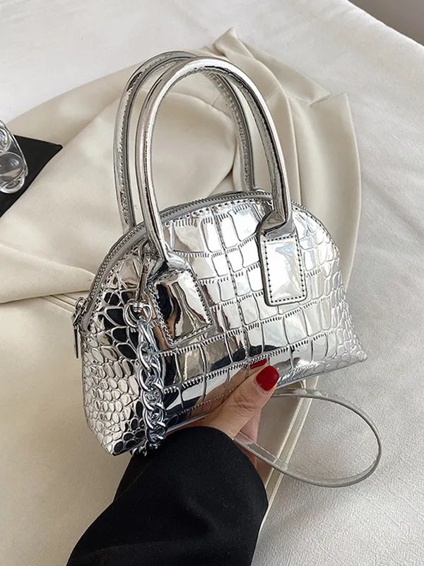 xakxx  PU Chains Shoulder Bag Handbag