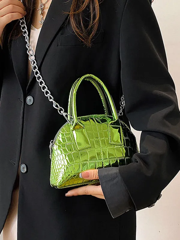 xakxx  PU Chains Shoulder Bag Handbag