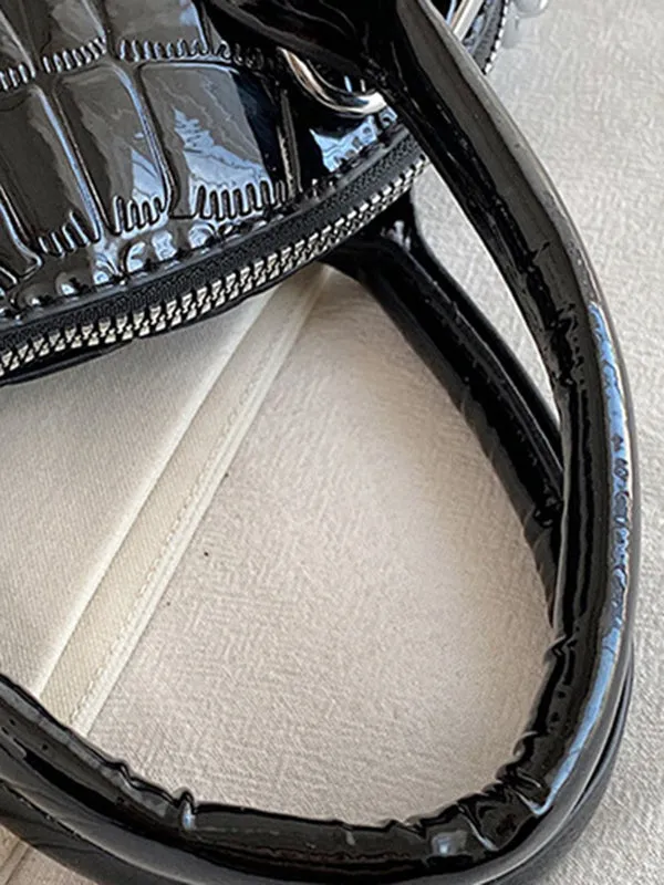 xakxx  PU Chains Shoulder Bag Handbag