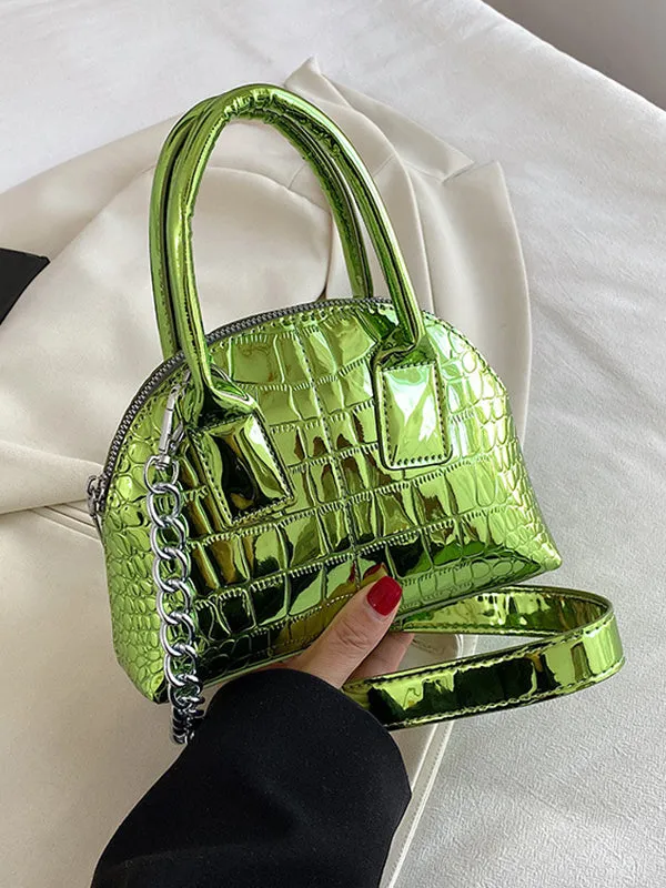 xakxx  PU Chains Shoulder Bag Handbag