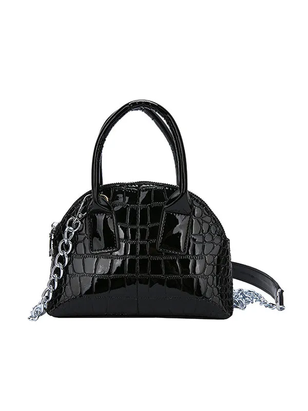 xakxx  PU Chains Shoulder Bag Handbag