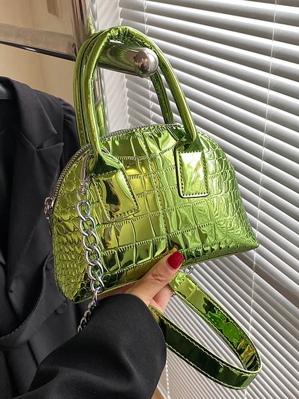 xakxx  PU Chains Shoulder Bag Handbag