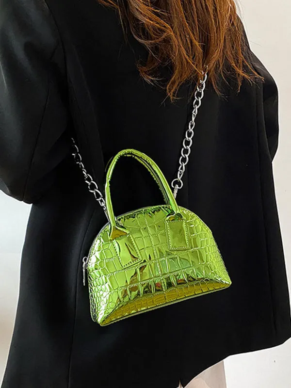 xakxx  PU Chains Shoulder Bag Handbag